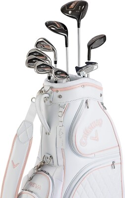 Callaway Womens Reva 9 Piece Complete Golf Set Caddy Bag