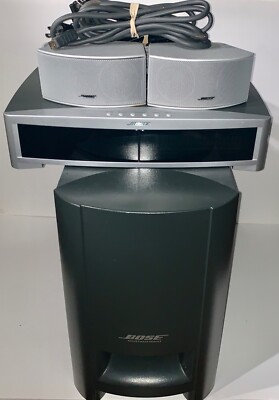 Bose Media Center AV 3-2-1 II Powered Speaker System-NO REMOTE