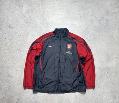 Nike FC Arsenal Vintage Nylon Full Zip Jacket Soccer | eBay