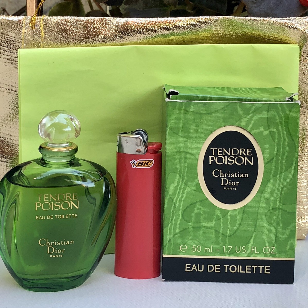 💝90s Vintage TENDRE POISON Christian Dior EDT 1.7oz Perfume +