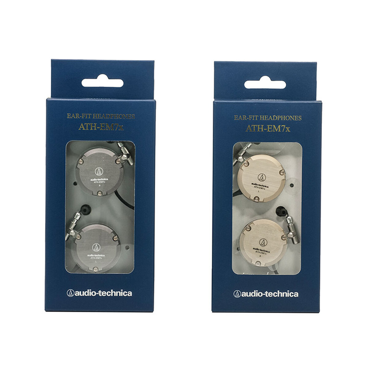 Original Audio-Technica ATH-EM7X Adjustable Aluminum Clip-On