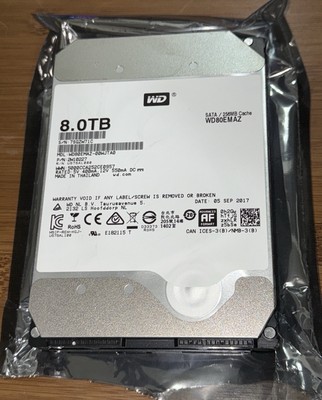 Western Digital WD80EMAZ 8TB 5400RPM SATA 3.5