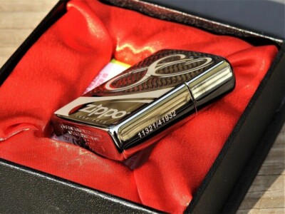 Zippo Lighter - 80th Anniversary Edition - Black Chrome Armor Case