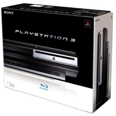 Sony PlayStation 3 PS3 60GB Video Game Console Black Boxed