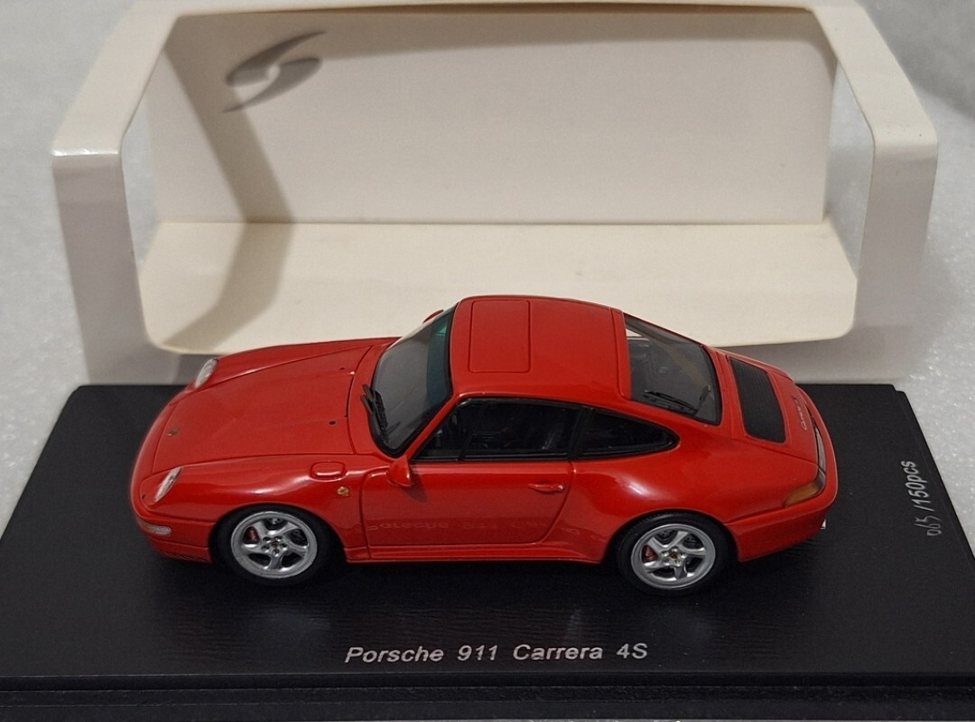 Porsche 911 (993) Carrera 4S 1995 Red 1:43 Spark PD04311014