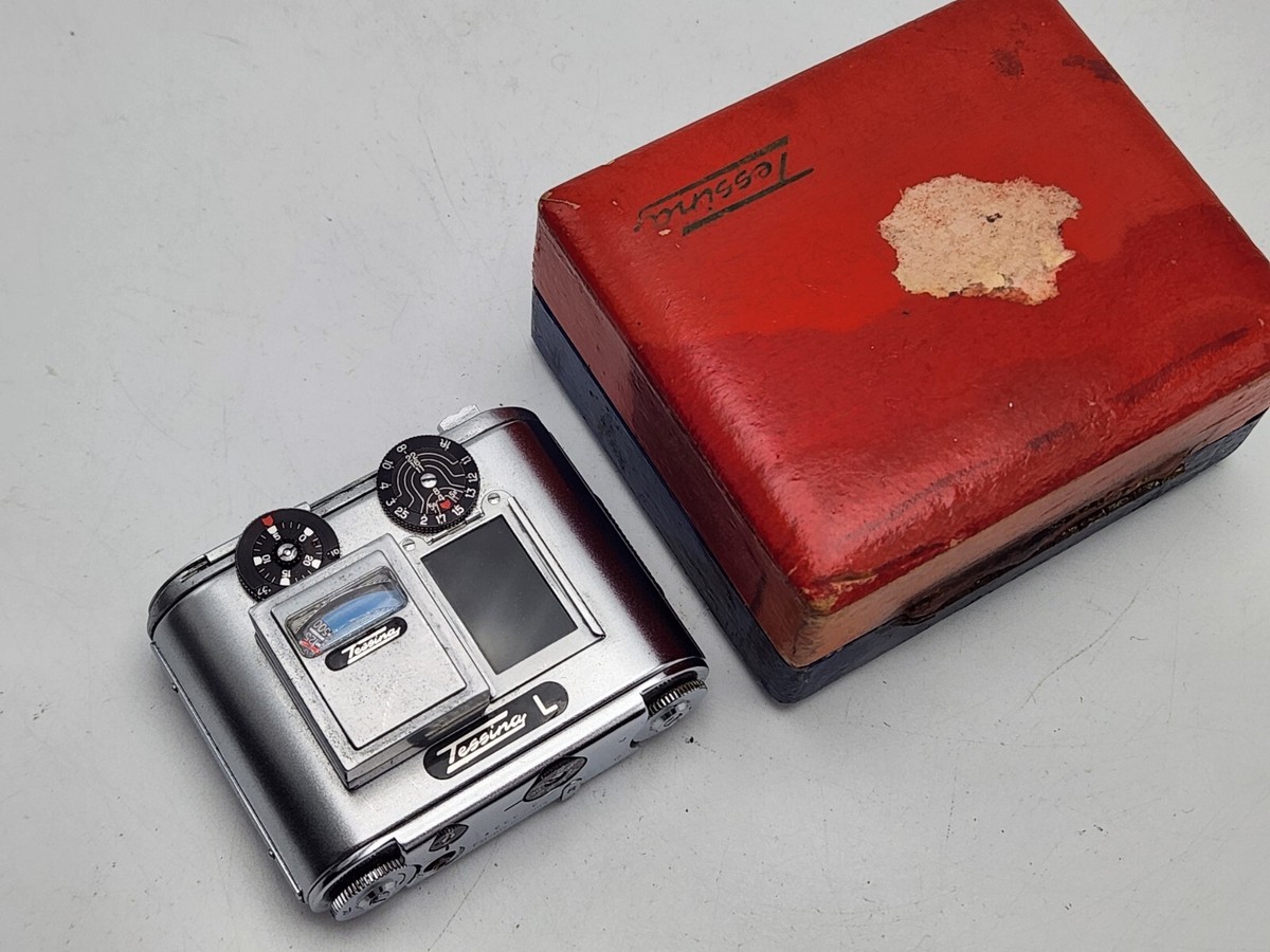 Vintage Tessina L Subminiature 35mm Mini Camera w/ 25mm F2.8 Lens
