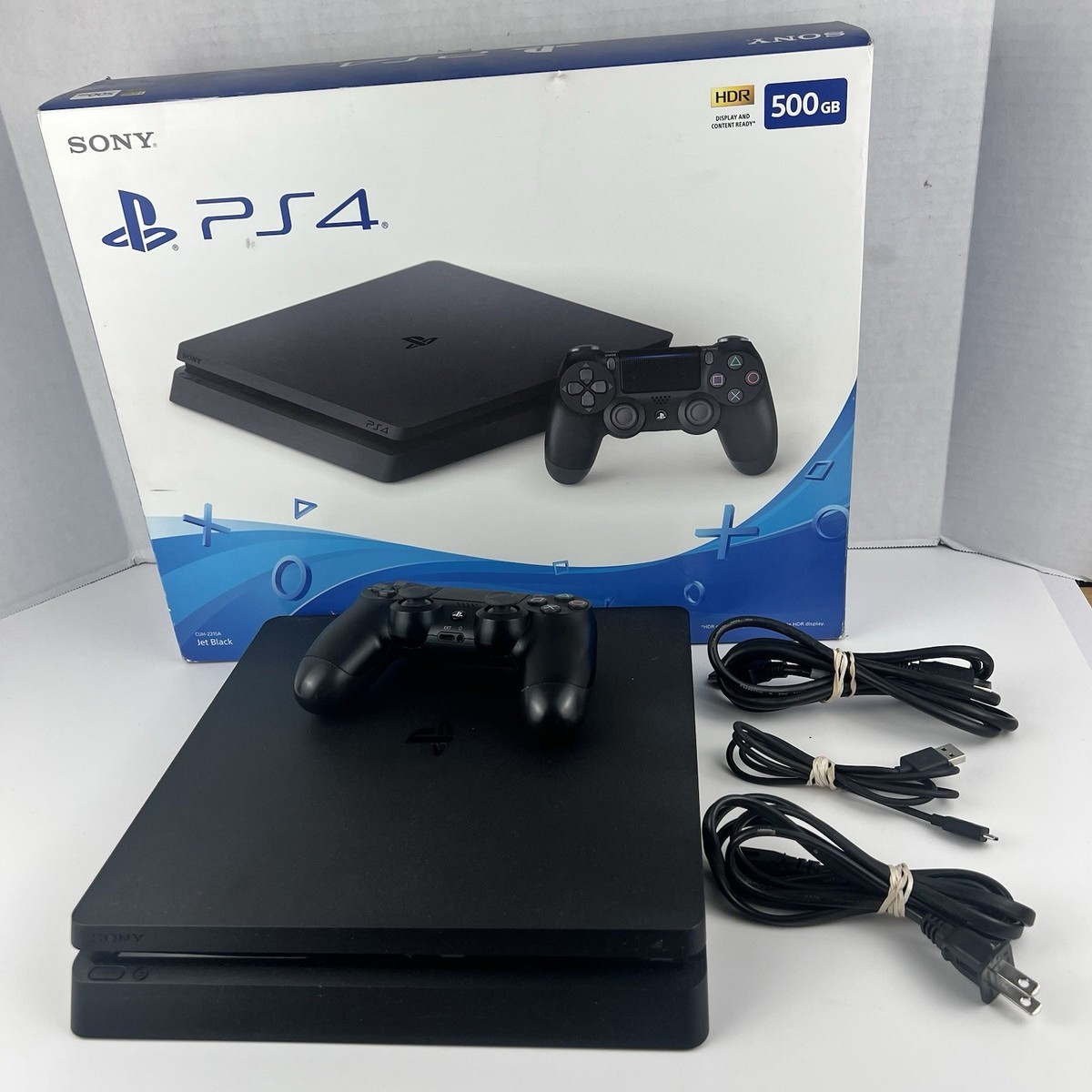 Sony PlayStation 4 Slim PS4 500GB Black Console Gaming System CUH
