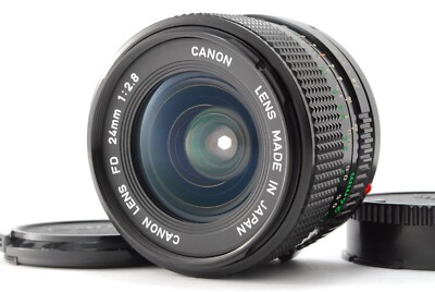 TOP MINT]CANON NEW FD NFD 24mm F/2.8 MF Wide Angle Lens For FD
