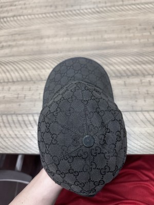 Gucci Monogram Black Hat Men Medium | eBay