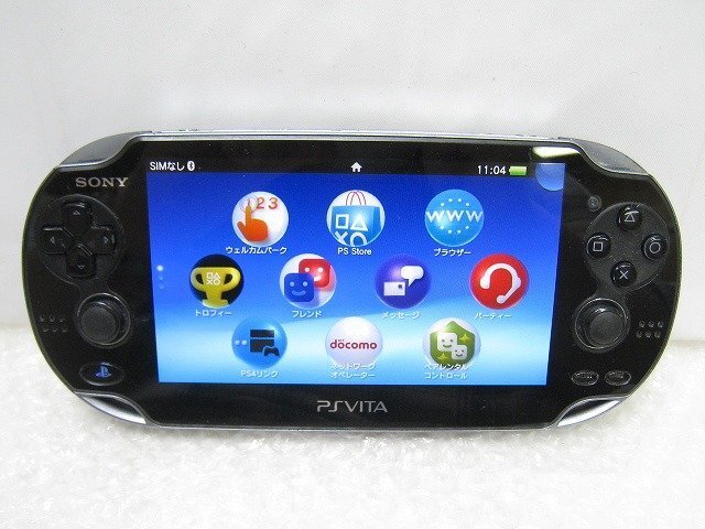 PlayStation PS Vita Console Crystal Black PCH-1000 Black OLED