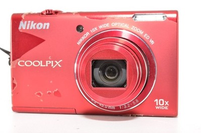 Nikon COOLPIX S6200 16.0MP Digital Camera - Red for sale online | eBay