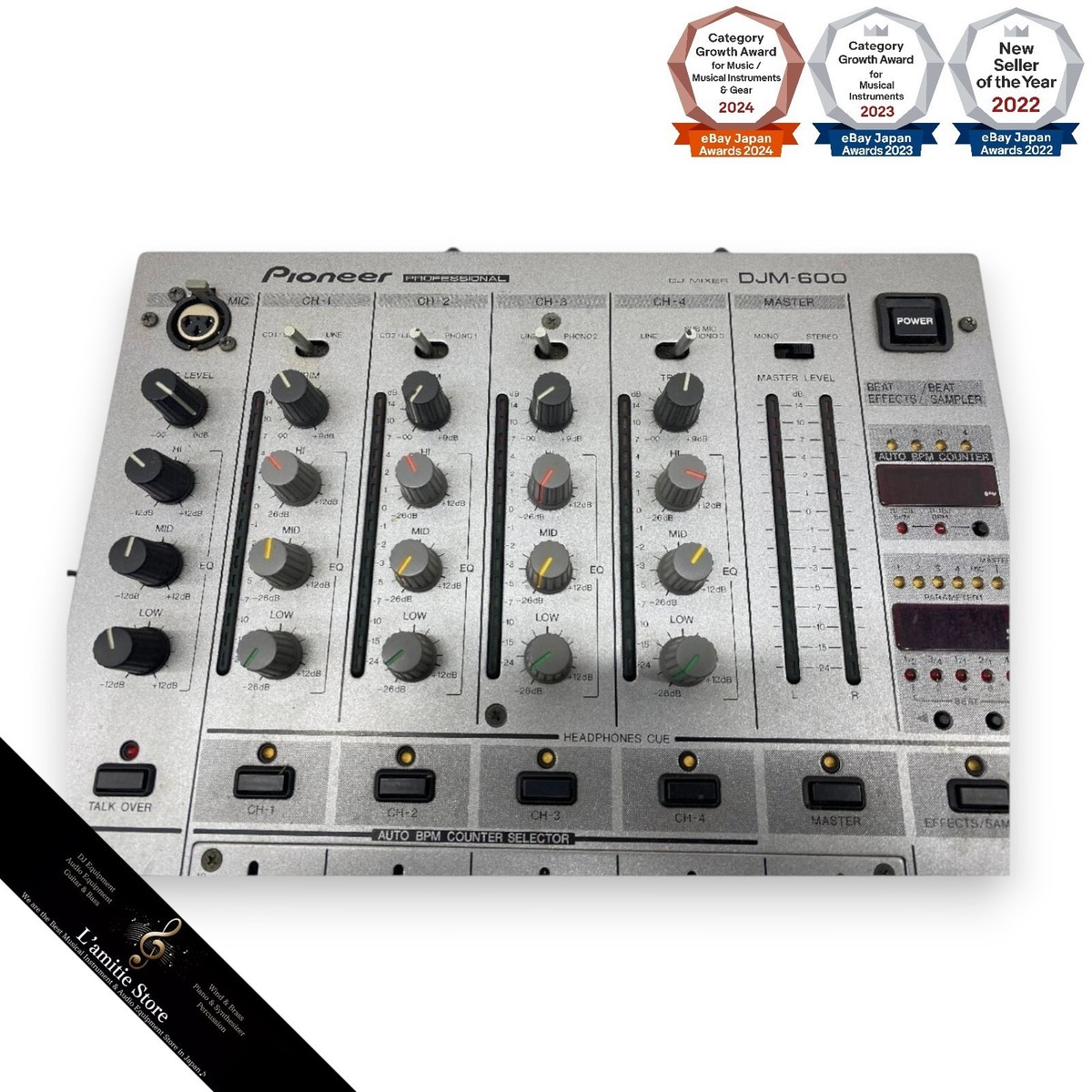 Pioneer DJM-600 DJミキサー (ジャンク品) Pioneer/パイオニア 〇 DJM