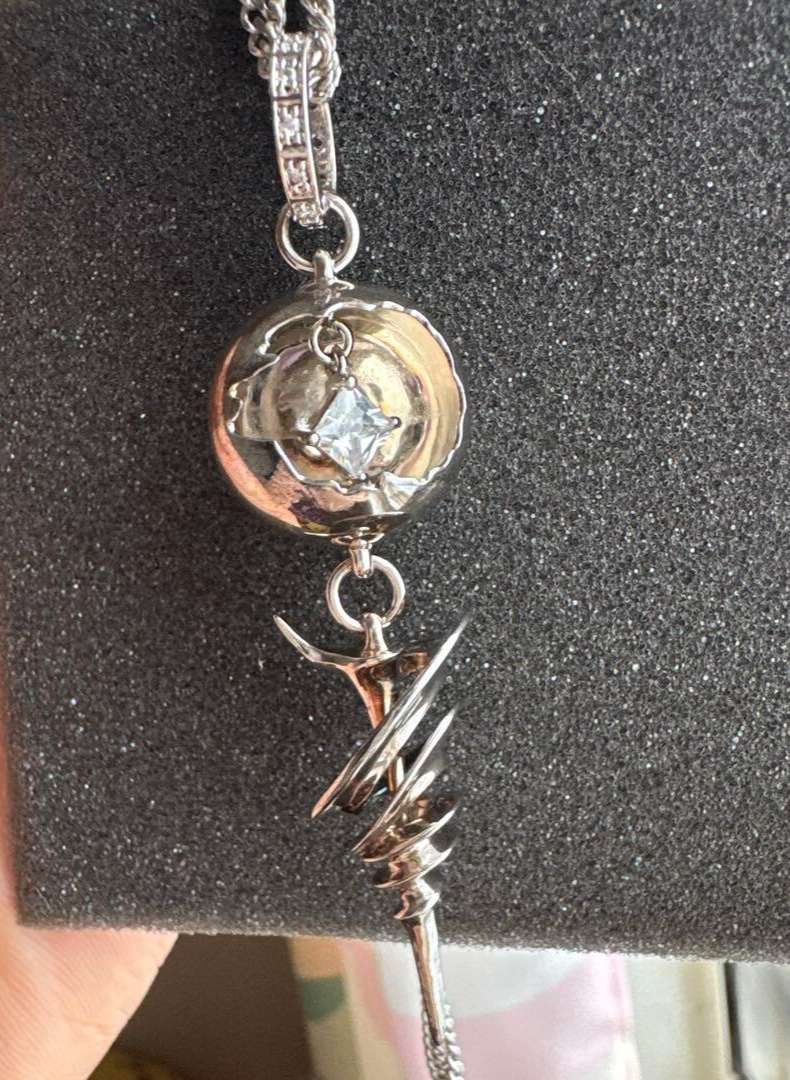 New w/Box]Final Fantasy XIII Square Enix SILVER ENGAGEMENT PENDANT