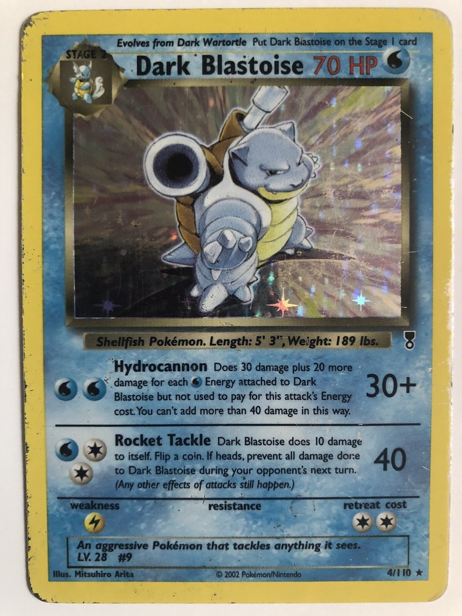 DARK BLASTOISE 4/110 Pokemon Legendary Collection. | eBay