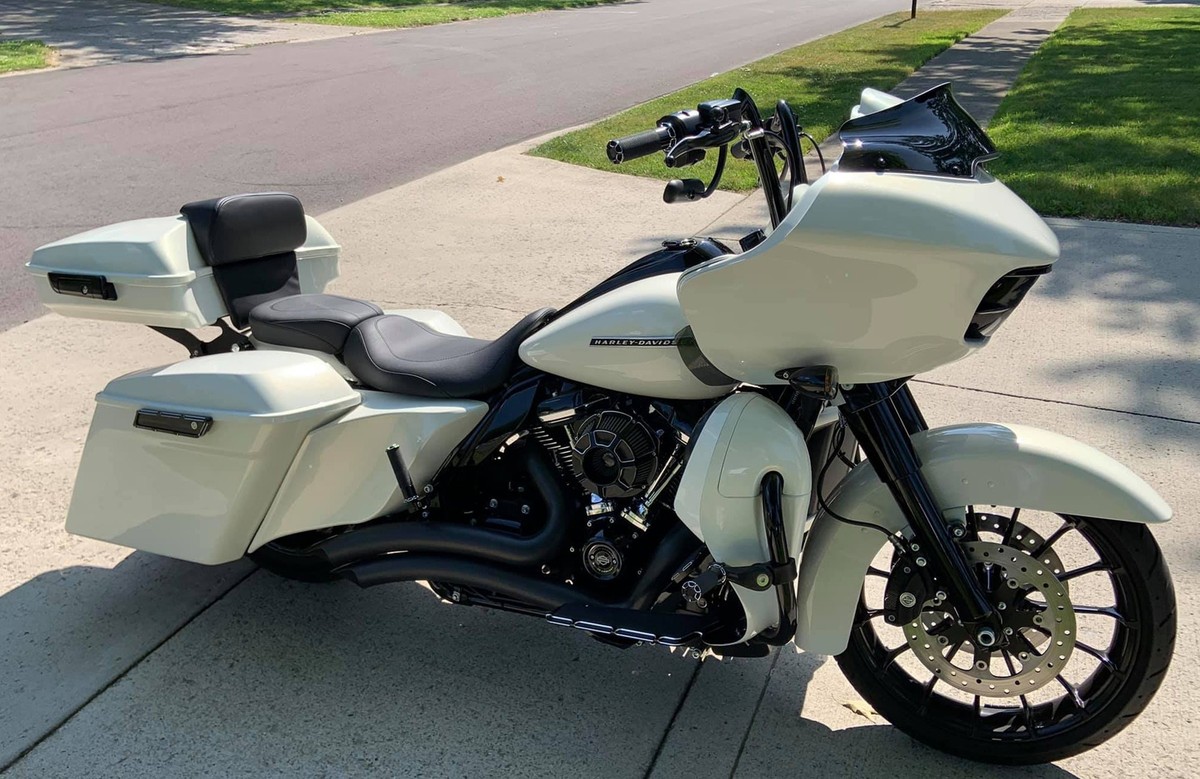 Advanblack Bonneville Salt Pearl Razor Tour Luggage Trunk For 97+