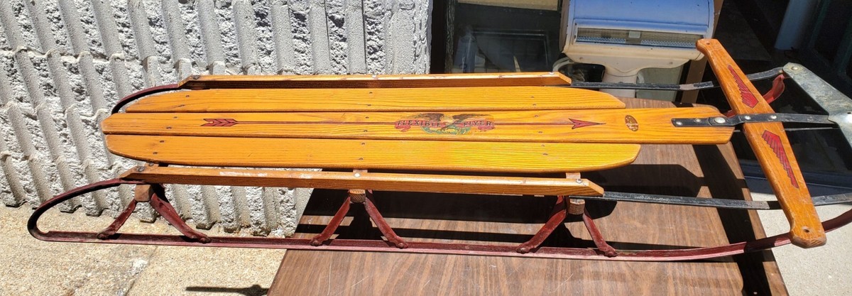 Mid-century Flexible Flyer Airline Racer Snow sled. | eBay