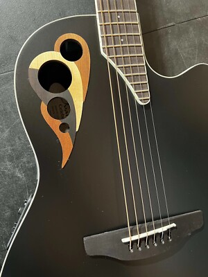 Ovation Celebrity Deluxe E-Acoustic Guitar CDX40-5-G - Black | eBay