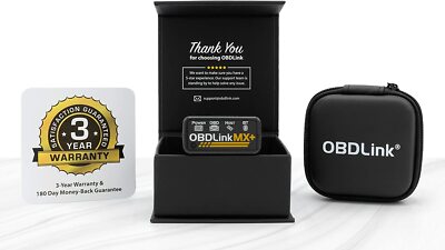 OBDLink MX+ - FREE 2-DAY PRIORITY SHIPPING - Bluetooth OBD2 ii