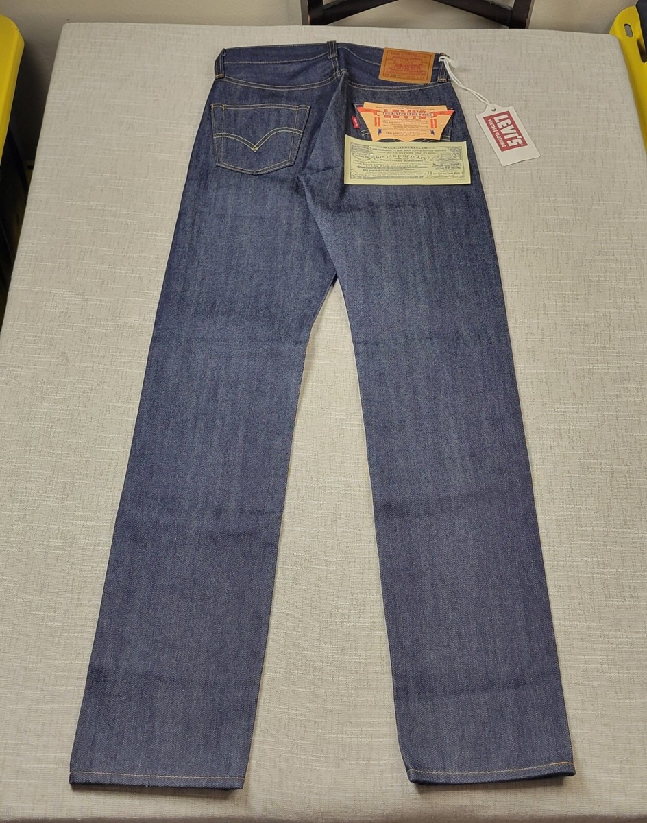 Levi's LVC x Tom Sachs 1947 501 XX Size 28x34 Selvedge Jeans Blue