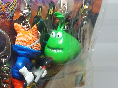 Blinx The Time Sweeper Keychain Figure Microsoft 2002 ‎Xbox Japan