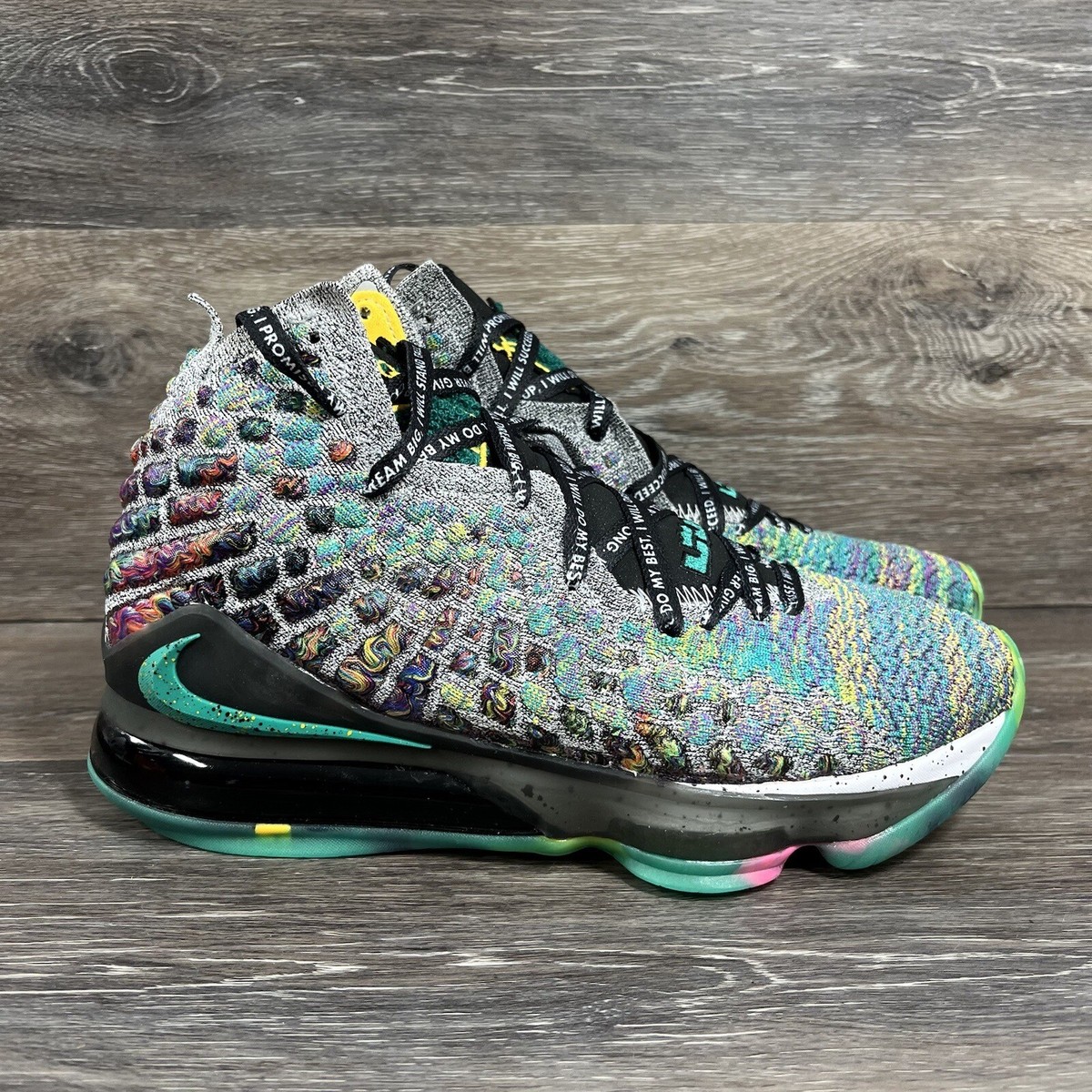Nike Lebron XVII LJFF 17 I Promise Basketball Shoe Size 6 Mens