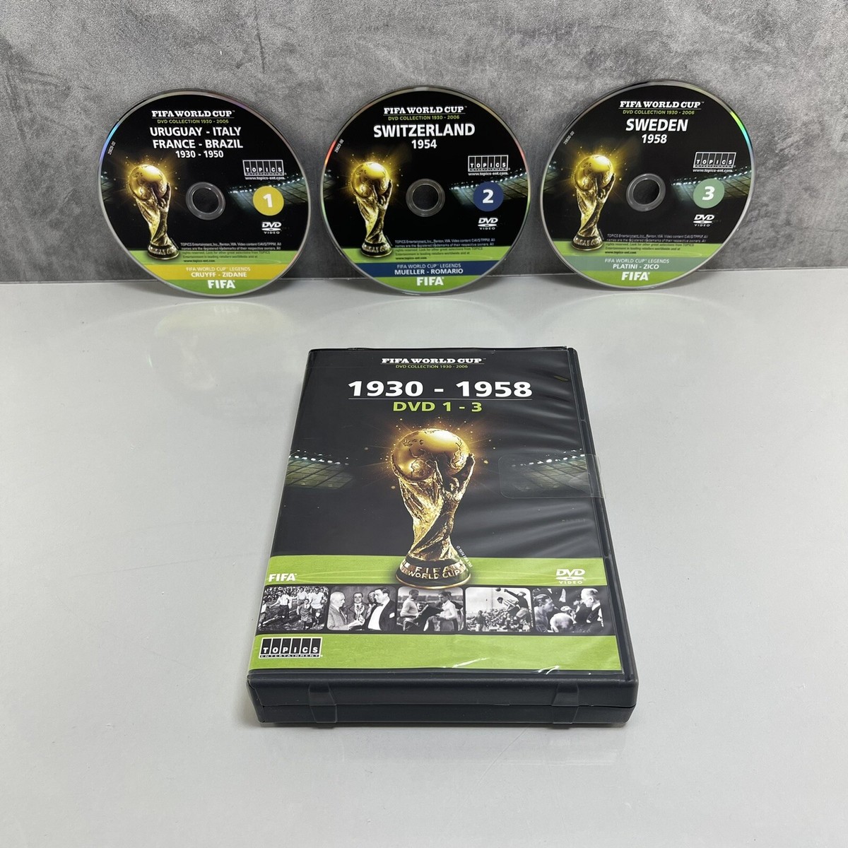 FIFA World Cup DVD Collection 1930 - 2006 (DVD, 2010, 15-Disc Set