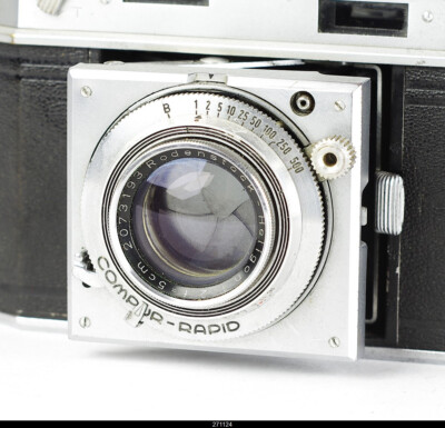 Agfa Karat 36 Folding Rangefinder Camera W/ Rodenstock Heligon 2