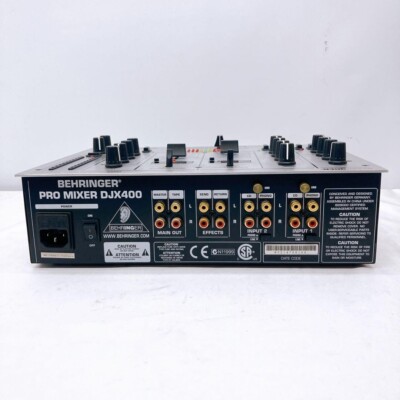 BEHRINGER DJX400 Vintage 2 Channel DJ Pro Mixer | eBay