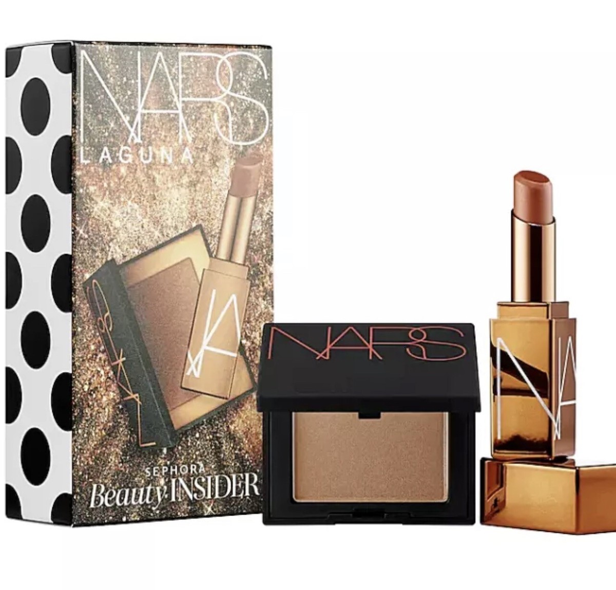 NARS LAGUNA Mini Bronzer & Lip Balm Sephora Birthday Gift Set of 2