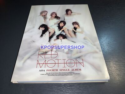 AOA 4th Single Album Vol. 4 Red Motion CD Seolhyun Autographed