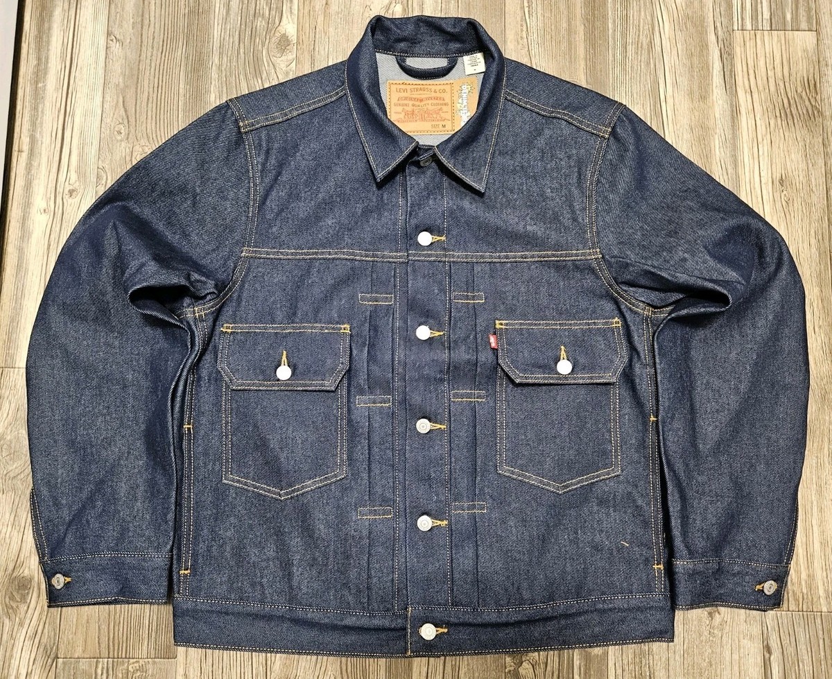 RARE Levi's x Denim Tears Type II 2 Denim Trucker Jacket Dark Wash