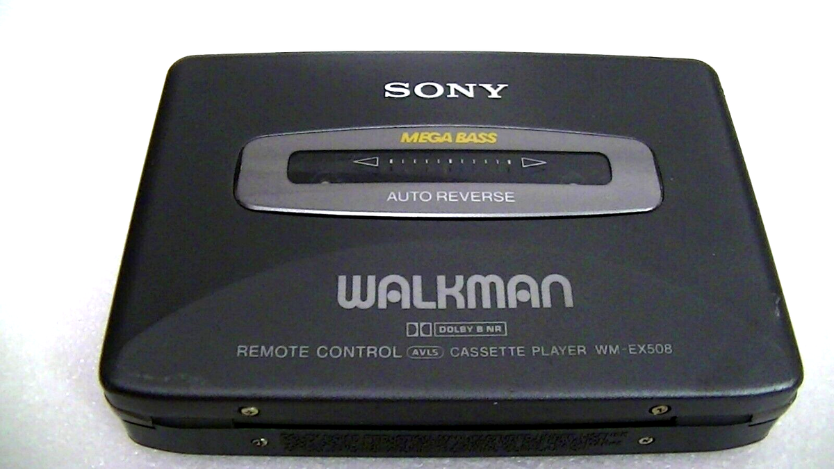 Restored VINTAGE SONY WALKMAN CASSETTE Player WM-EX508, Works very