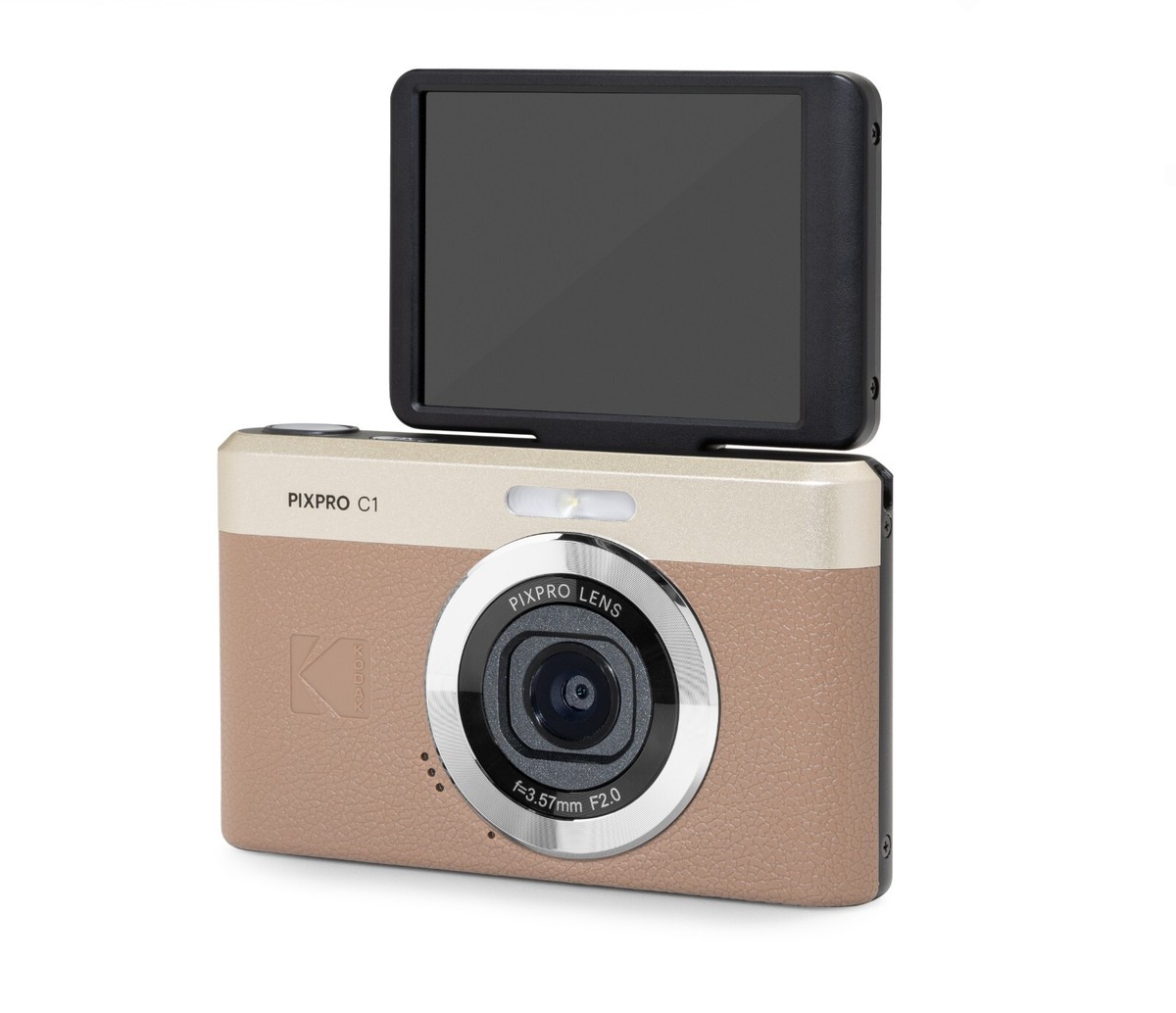 Kodak PIXPRO C1 Tilting LCD Compact CCD Digital Camera 4X Digital