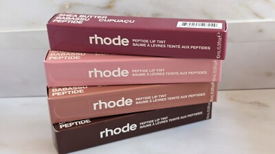 NIB Rhode Peptide Lip Tint Set - Toast | Espresso | Raspberry