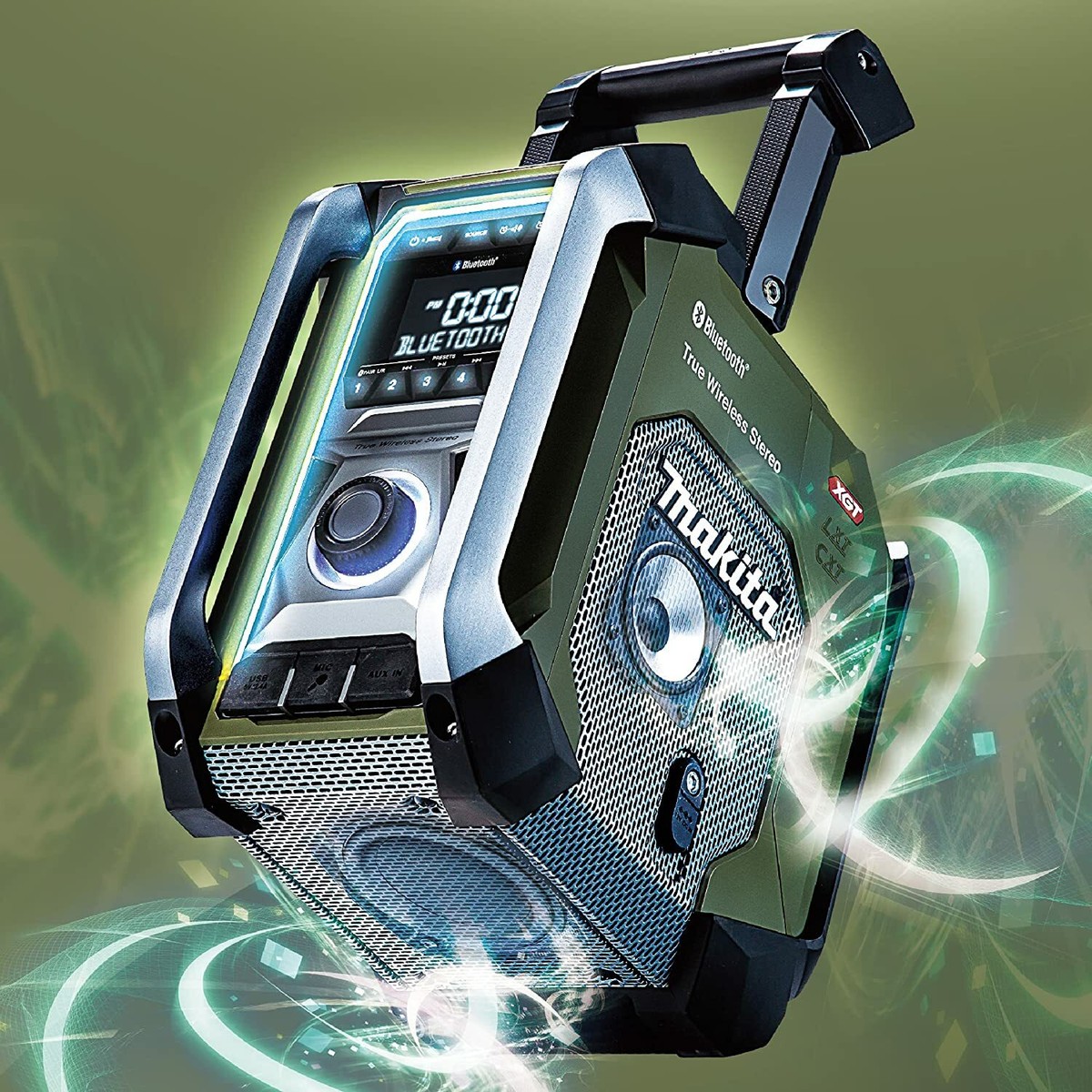 New Makita MR005GZO Job Site Radio 40Vmax 18V 14.4V 10.8V Olive