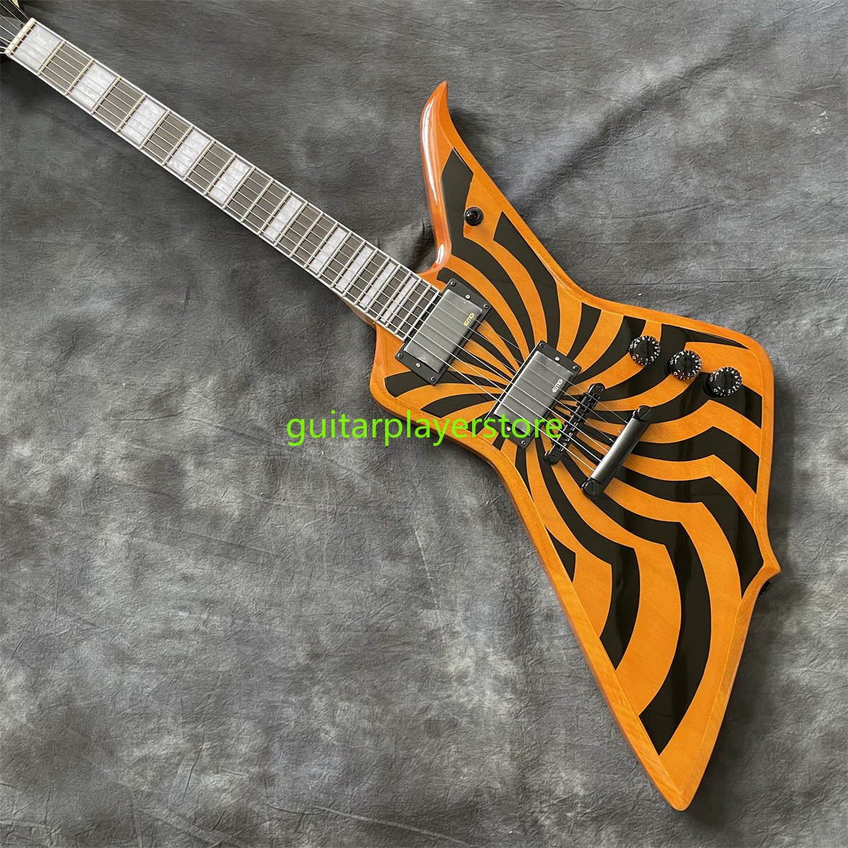 Wylde Zakk Explorer Buzzsaw Electric Guitar Solid Body 2H Pickups