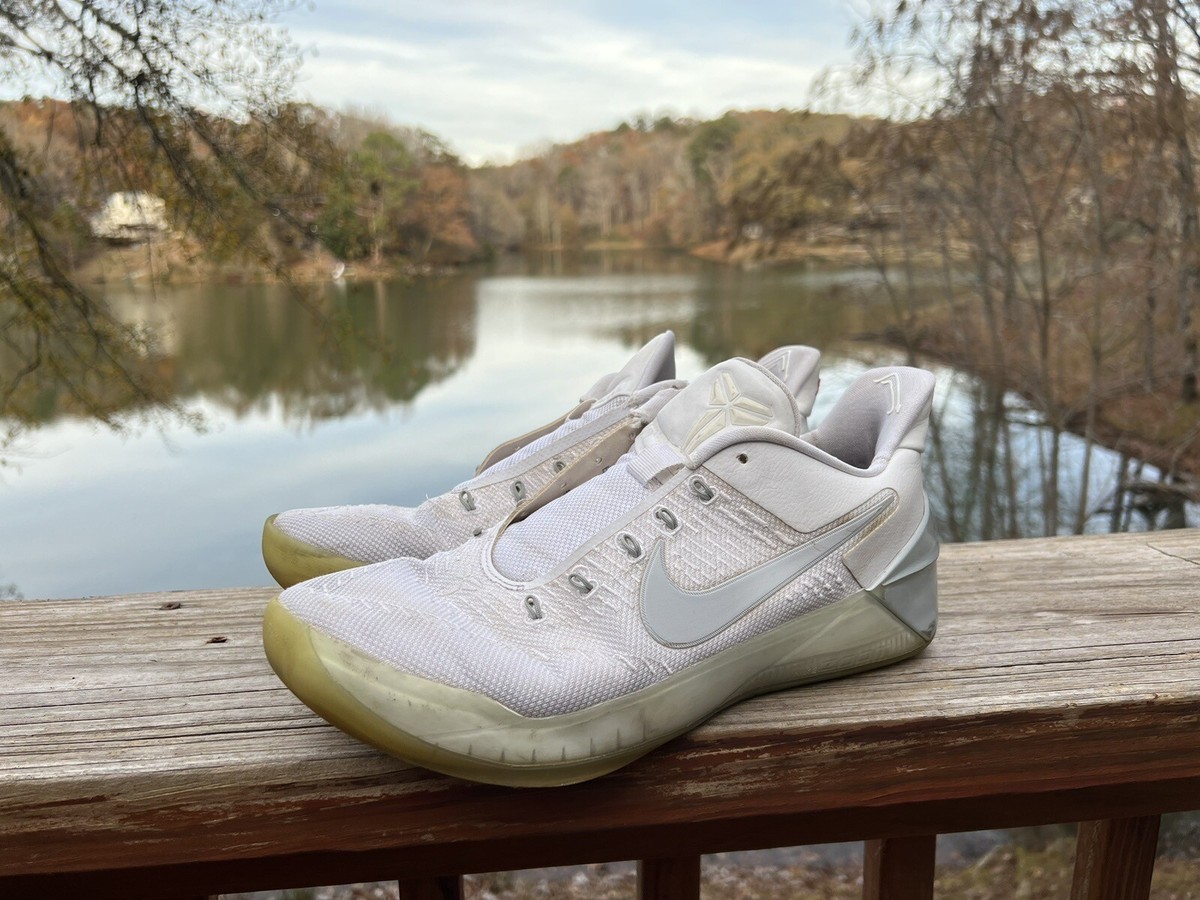Nike Mens Kobe AD 852425-110 White Basketball Shoes Sneakers Size