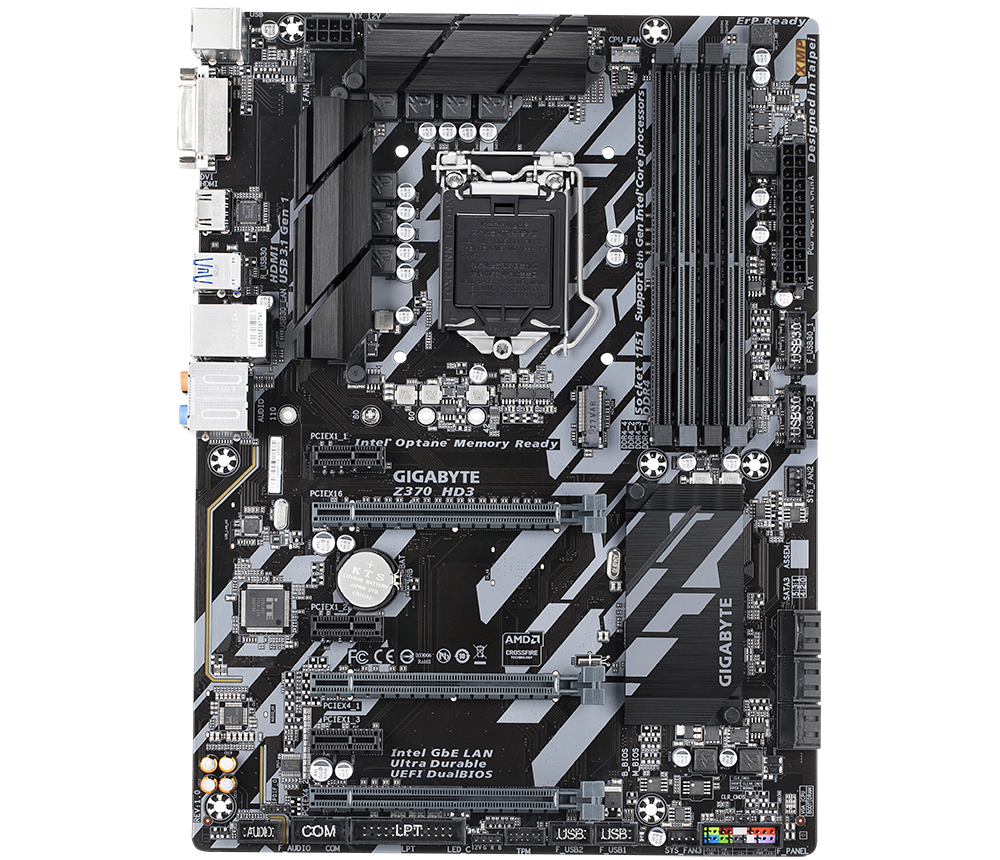 Gigabyte Z370 HD3 LGA1151 ATX Motherboard 8th 9th gen i3 i5 i7 i9