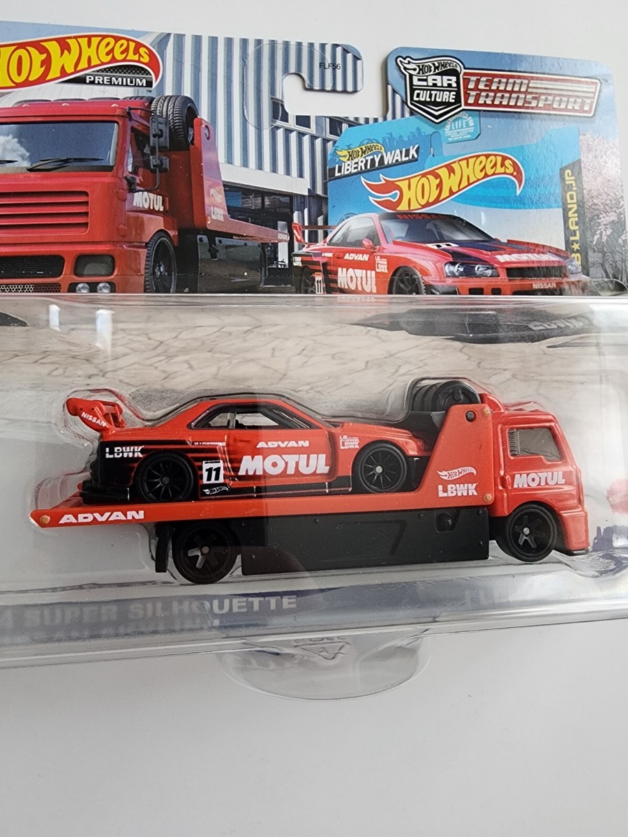 Hot Wheels Team Transport Super Silhouette Nissan Skyline LBWK R34