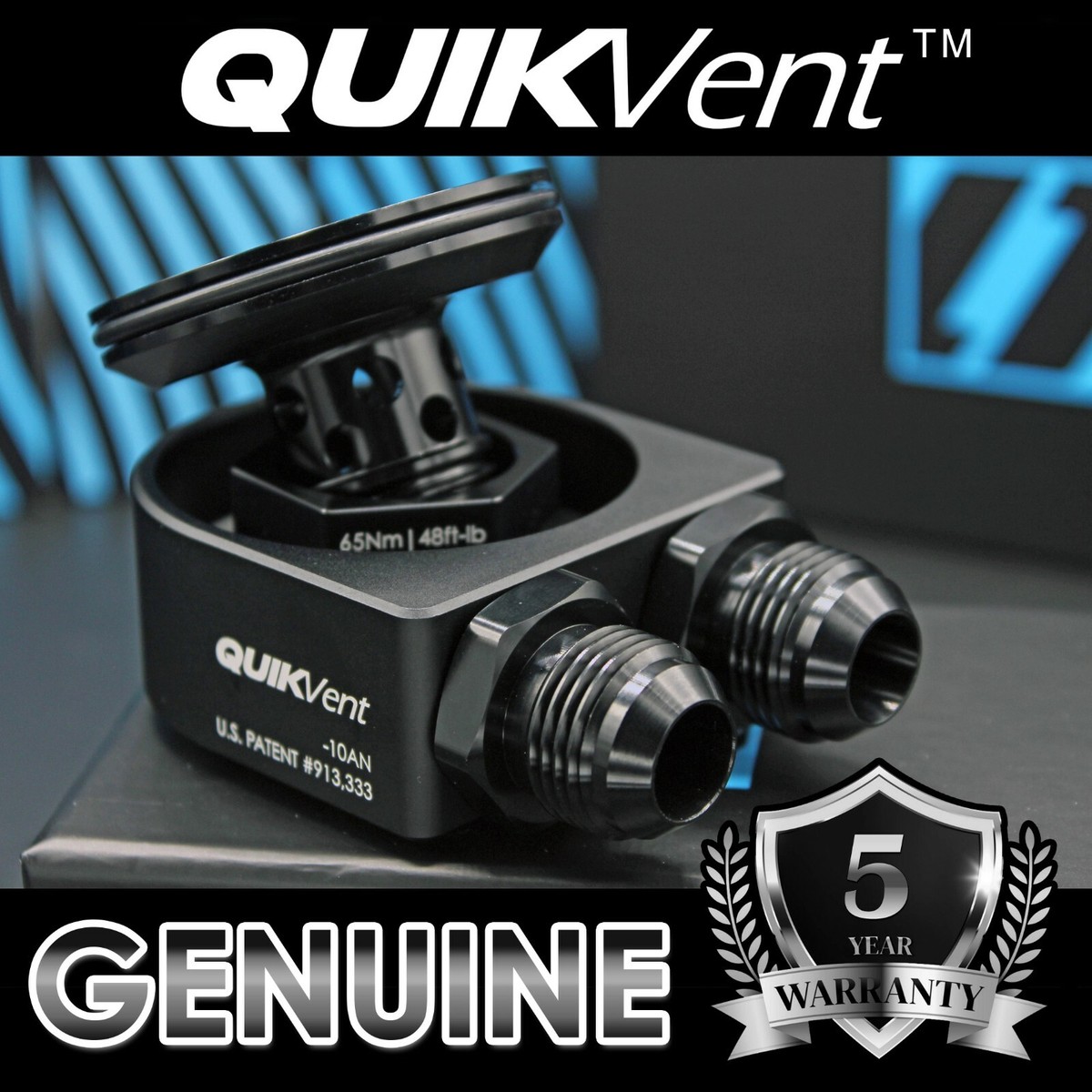 Level 7 QuikVent™ Quick Vent, Vented Oil Cap, B16 B18 B20 GSR LS
