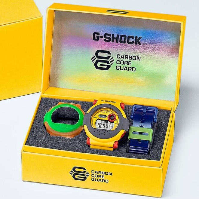 CASIO G-SHOCK G-B001MVE-9JR Carbon Core Guard Bluetooth Watch
