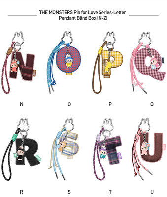 THE PIN FOR LOVE SERIES- LETTER PENDANT BLIND BOX (N-Z) HOT CUTE