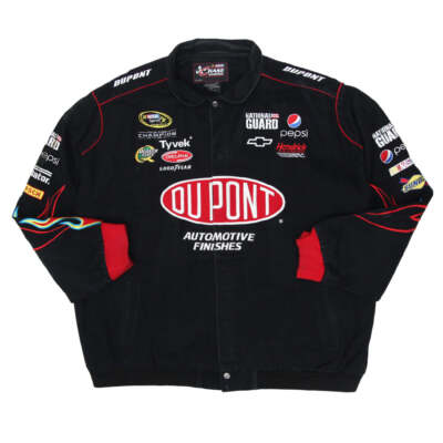 Vintage Chase Authentics 6XL Black Men's Nascar Dupont Racing