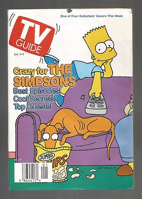TV Guide The Simpsons 4 Issue Connecting Set June 3-9 1998 | eBay