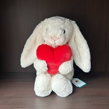 Bashful Red Love Heart Bunny - Small Jellycat | Jelly Journal