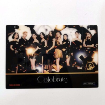TWICE JAPAN 4th ALBUM Celebrate Tower Record Limited POB Clear