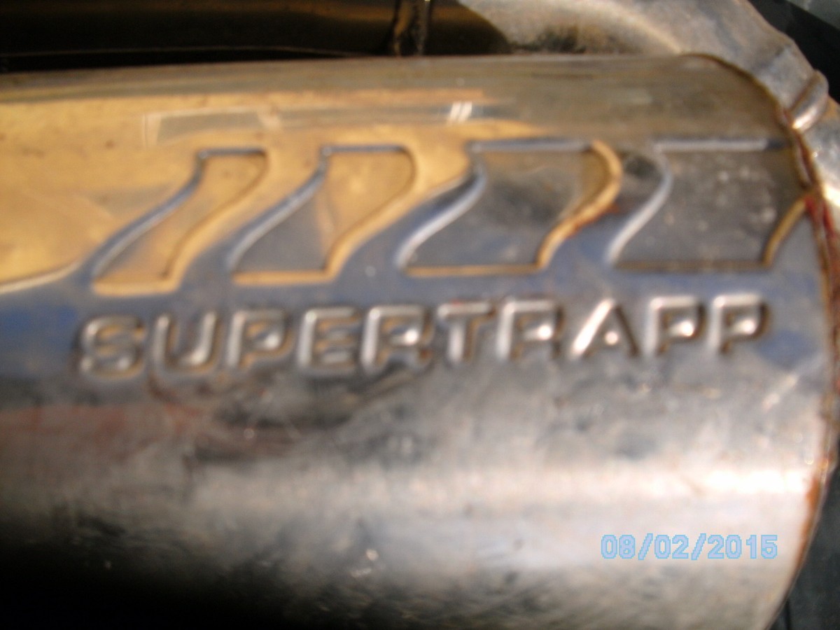 yamaha vmax v-max vmx1200 supertrapp rear exhaust silencers