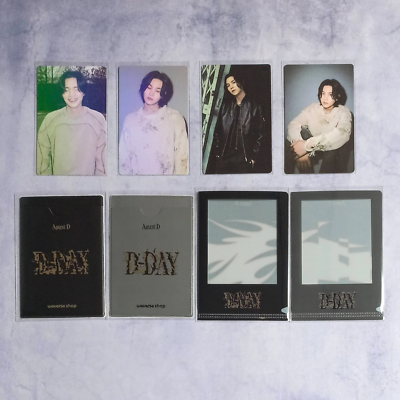 BTS Suga Agust D D-DAY Weverse Pre-order Early Bird Gift Photo