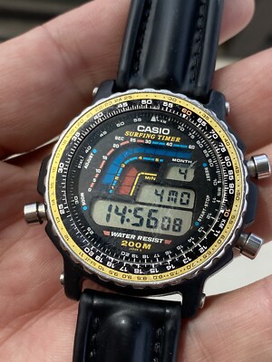 Casio Surfing Timer 933 DW-403 Chronograph Rare Watch Vintage | eBay