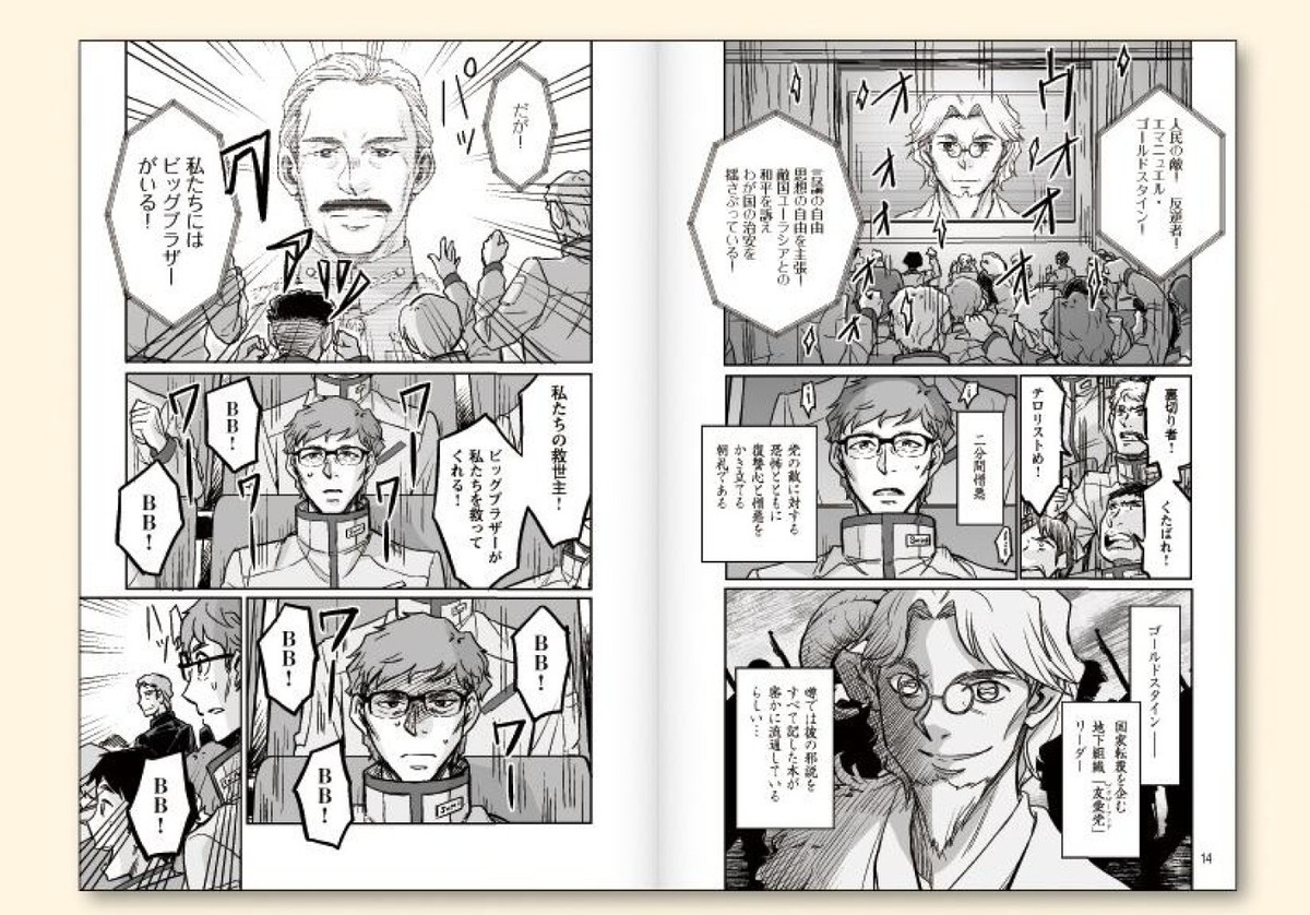 1984 George Orwell Manga Edition Japanese Graphic Novel Dystopia